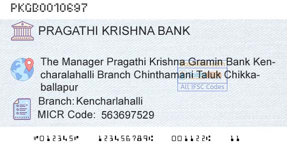 Karnataka Gramin Bank KencharlahalliBranch 