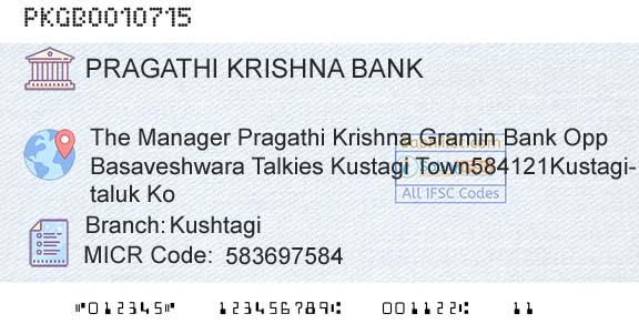 Karnataka Gramin Bank KushtagiBranch 