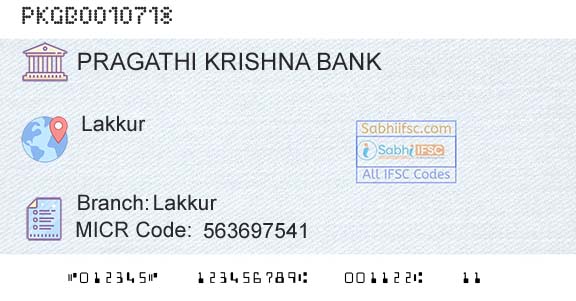 Karnataka Gramin Bank LakkurBranch 