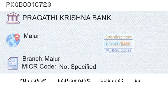 Karnataka Gramin Bank MalurBranch 