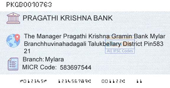 Karnataka Gramin Bank MylaraBranch 