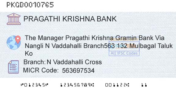 Karnataka Gramin Bank N Vaddahalli CrossBranch 
