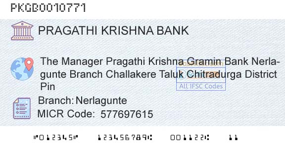 Karnataka Gramin Bank NerlagunteBranch 