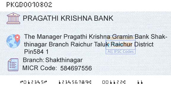 Karnataka Gramin Bank ShakthinagarBranch 