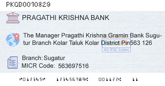 Karnataka Gramin Bank SugaturBranch 
