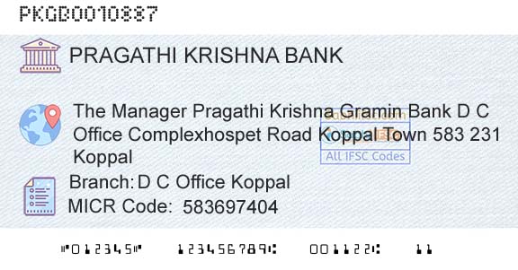 Karnataka Gramin Bank D C Office KoppalBranch 