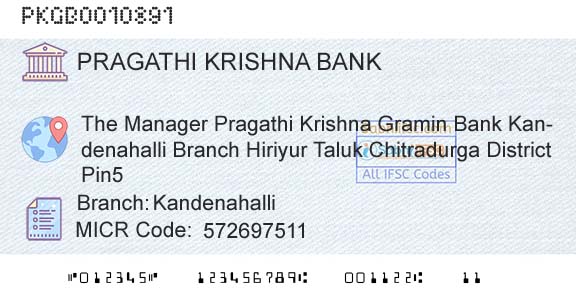 Karnataka Gramin Bank KandenahalliBranch 
