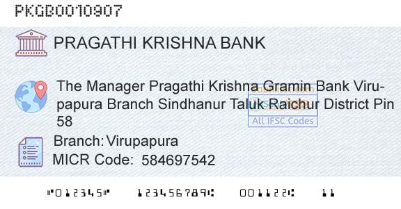 Karnataka Gramin Bank VirupapuraBranch 