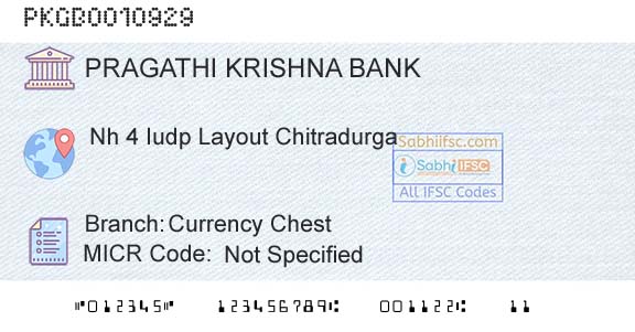 Karnataka Gramin Bank Currency ChestBranch 