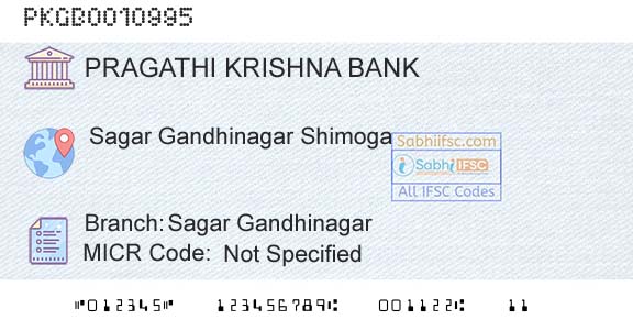 Karnataka Gramin Bank Sagar GandhinagarBranch 