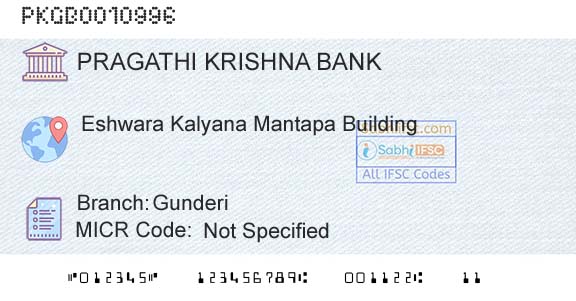 Karnataka Gramin Bank GunderiBranch 