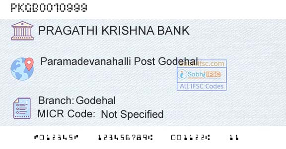 Karnataka Gramin Bank GodehalBranch 