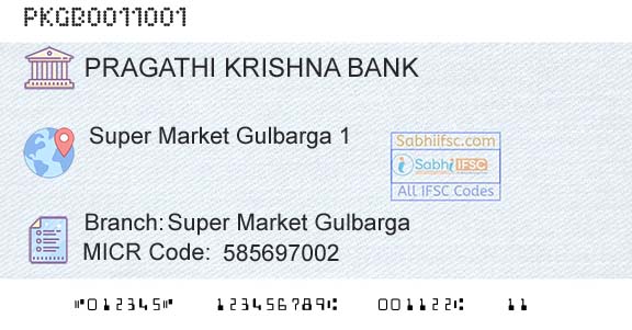 Karnataka Gramin Bank Super Market GulbargaBranch 