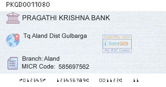 Karnataka Gramin Bank AlandBranch 