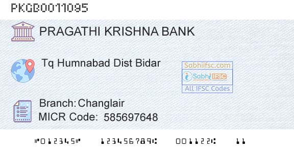 Karnataka Gramin Bank ChanglairBranch 