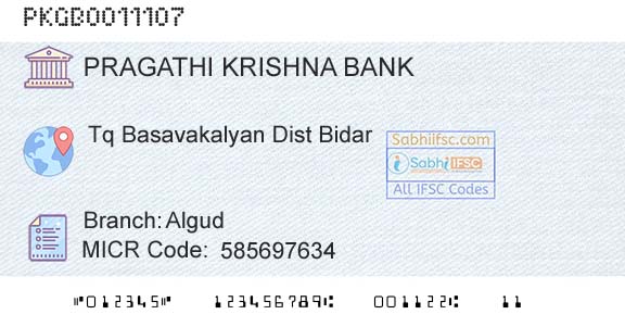 Karnataka Gramin Bank AlgudBranch 
