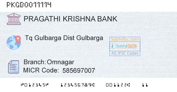 Karnataka Gramin Bank OmnagarBranch 