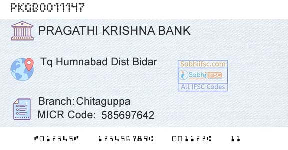 Karnataka Gramin Bank ChitaguppaBranch 