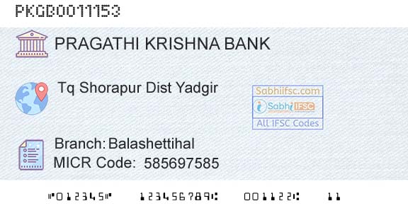 Karnataka Gramin Bank BalashettihalBranch 