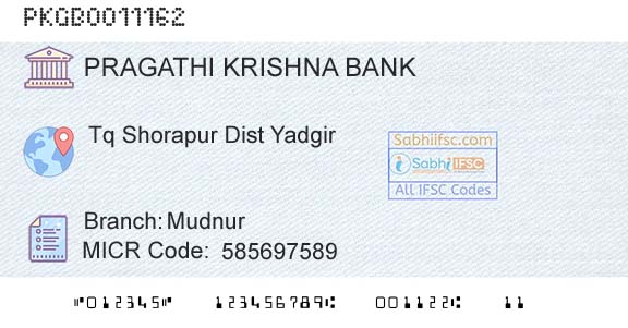 Karnataka Gramin Bank MudnurBranch 