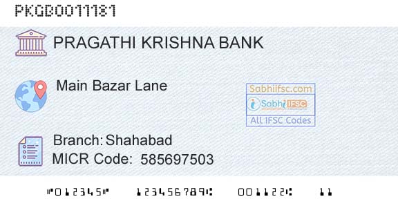 Karnataka Gramin Bank ShahabadBranch 