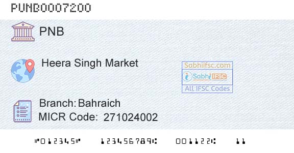 Punjab National Bank BahraichBranch 