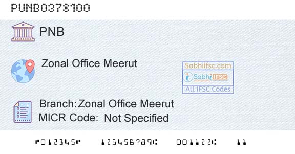 Punjab National Bank Zonal Office MeerutBranch 