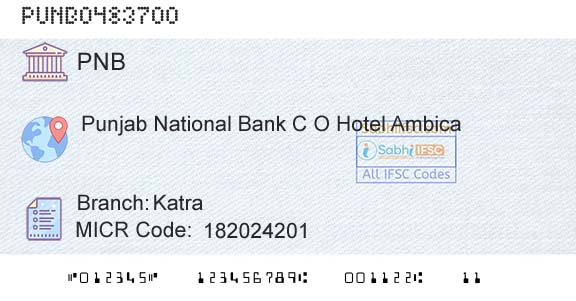 Punjab National Bank KatraBranch 