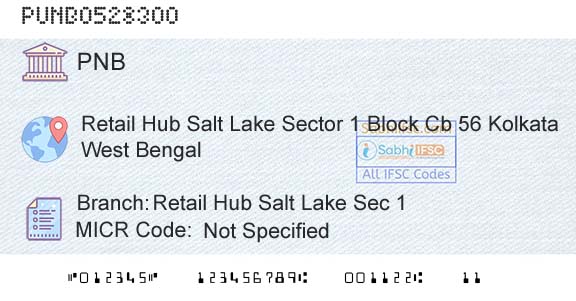 Punjab National Bank Retail Hub Salt Lake Sec 1Branch 