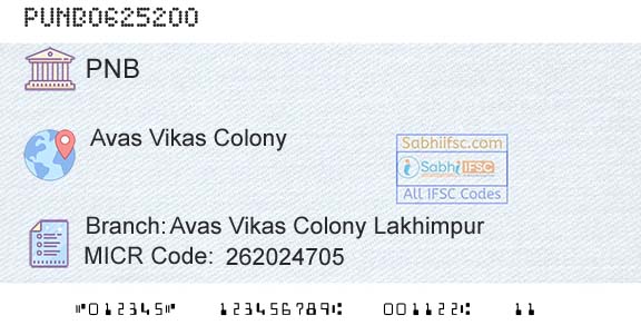 Punjab National Bank Avas Vikas Colony LakhimpurBranch 