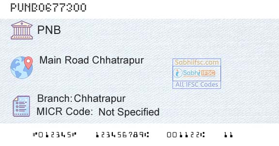 Punjab National Bank ChhatrapurBranch 