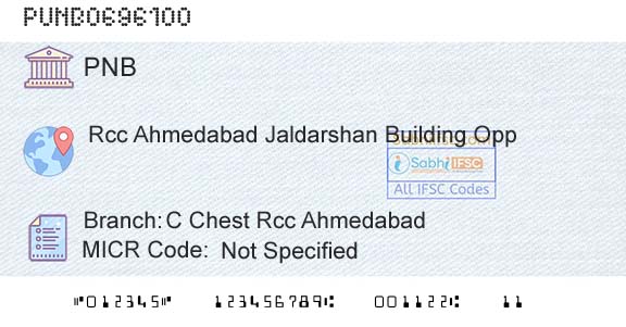 Punjab National Bank C Chest Rcc AhmedabadBranch 