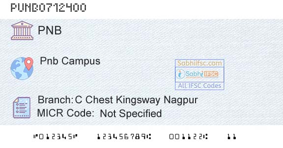 Punjab National Bank C Chest Kingsway NagpurBranch 