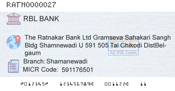 Rbl Bank Limited ShamanewadiBranch 