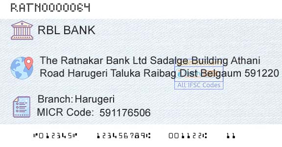 Rbl Bank Limited HarugeriBranch 