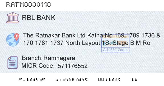 Rbl Bank Limited RamnagaraBranch 