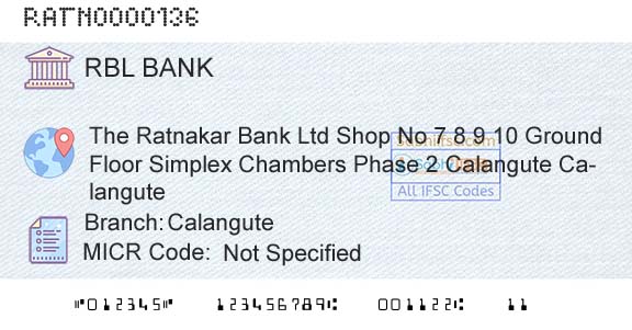 Rbl Bank Limited CalanguteBranch 