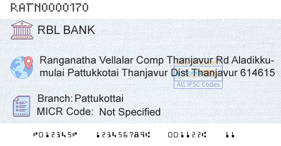 Rbl Bank Limited PattukottaiBranch 