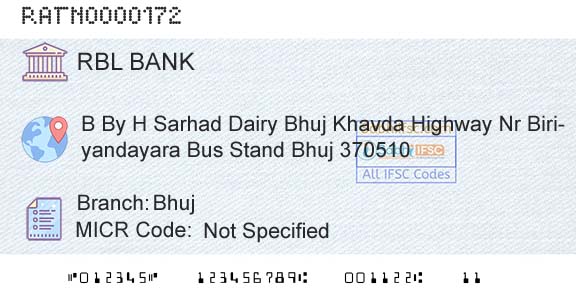 Rbl Bank Limited BhujBranch 