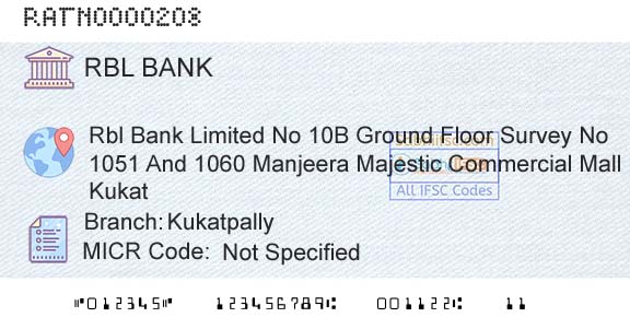 Rbl Bank Limited KukatpallyBranch 