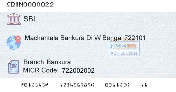 State Bank Of India BankuraBranch 