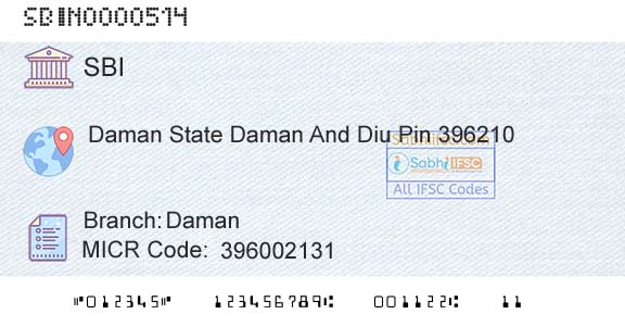 State Bank Of India DamanBranch 