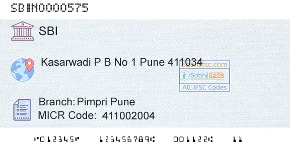 State Bank Of India Pimpri PuneBranch 