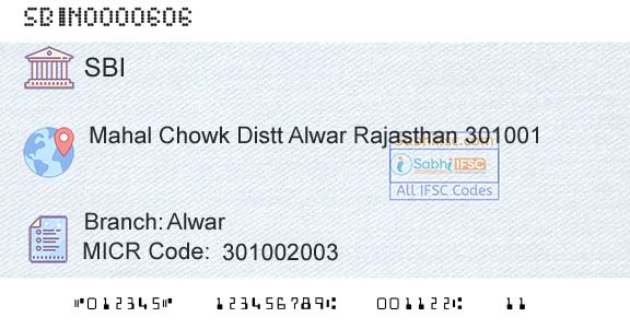 State Bank Of India AlwarBranch 
