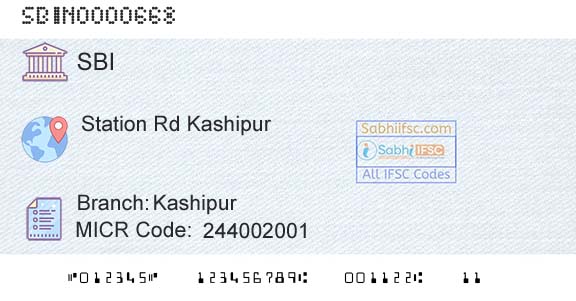 State Bank Of India KashipurBranch 