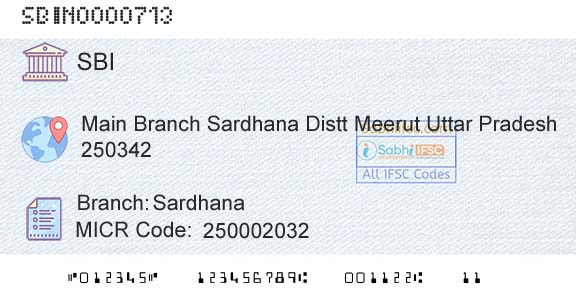 State Bank Of India SardhanaBranch 