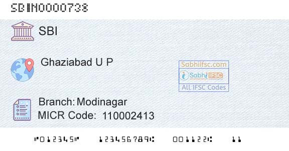 State Bank Of India ModinagarBranch 