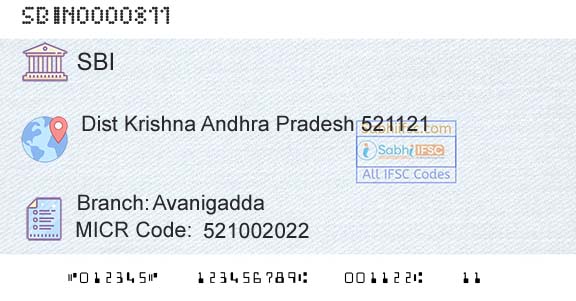 State Bank Of India AvanigaddaBranch 