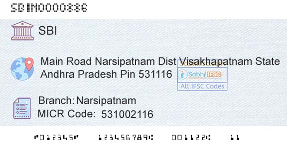 State Bank Of India NarsipatnamBranch 