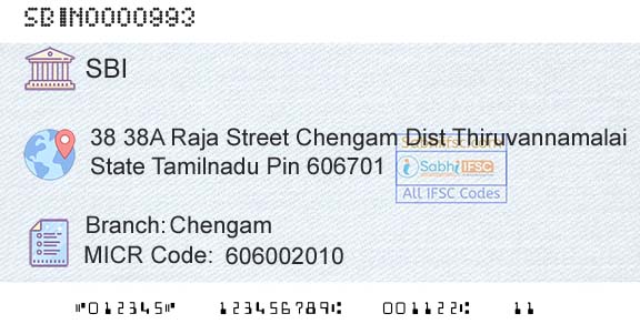 State Bank Of India ChengamBranch 